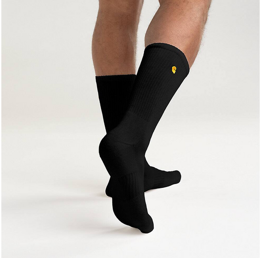 Carhartt Men's Force Midweight Crew Sock 2-Pack Black SC2252M-BLK
