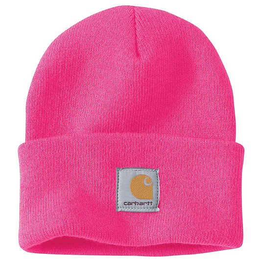 Carhartt Unisex Iconic A18 Watch Cap Beanie Pink Glow A18-P42