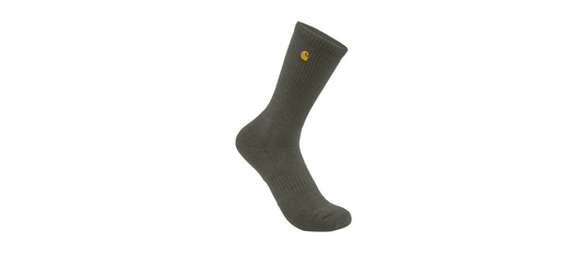 Carhartt Men's Force™ Midweight Crew Socks (2 Pack) Green Olive SC2252M-GRN