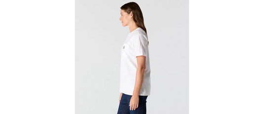 Carhartt Women's Heavyweight Pocket T-Shirt White 103067-100