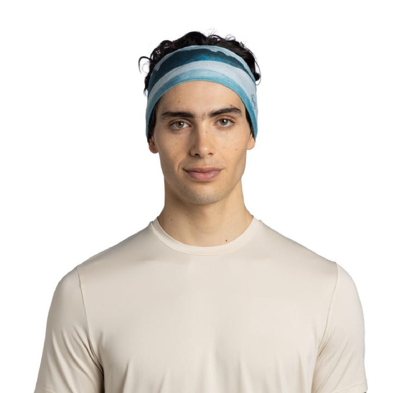 Load image into Gallery viewer, Buff Unisex CoolNet UV® Slim Headband Aler Teal 138026.706.10.00
