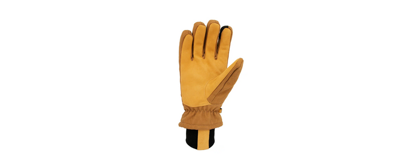 Load image into Gallery viewer, Carhartt Women's Insulated Duck/Synthetic Leather Knit Cuff Gloves Brown GL0781W-BROWN
