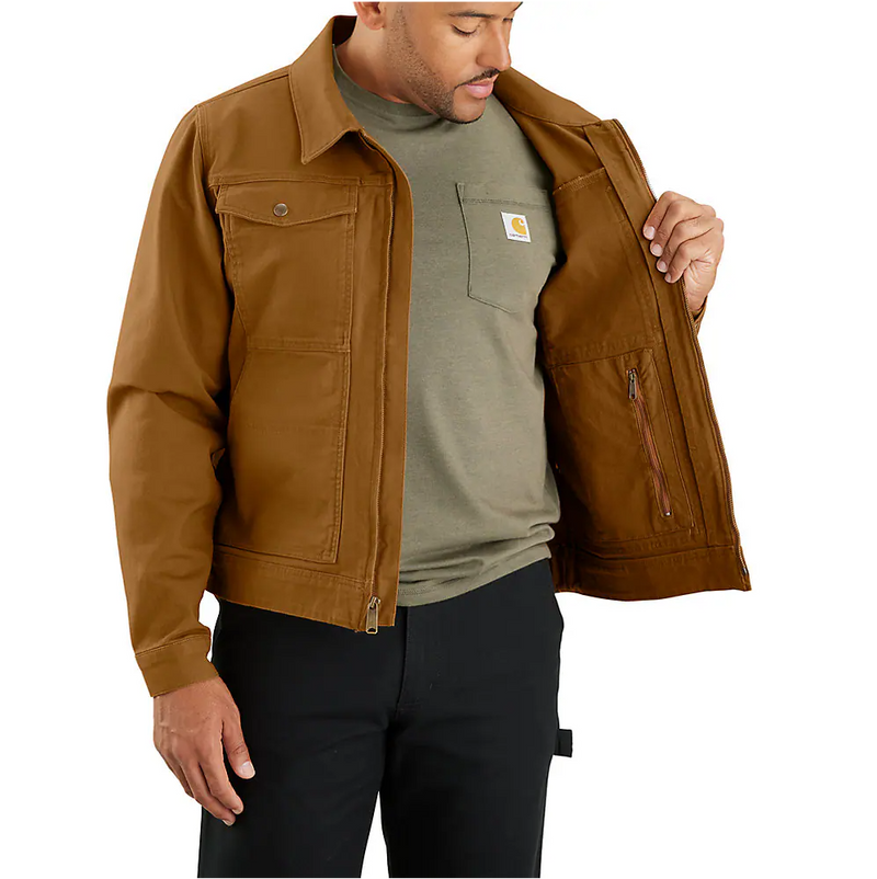 Load image into Gallery viewer, Carhartt Men's Rugged Flex Duck Berwick Jacket Brown 105748-BRN
