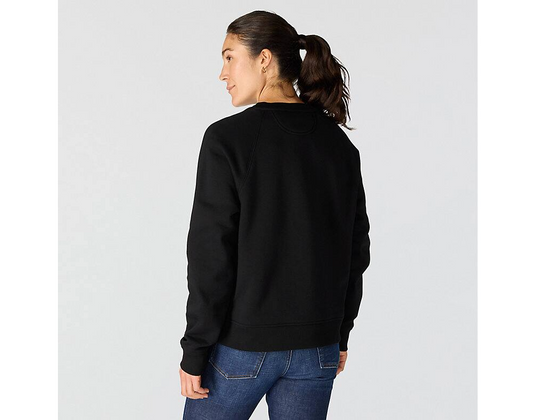 Carhartt Women's Sawyer Crewneck Sweatshirt Black 107415-BLK