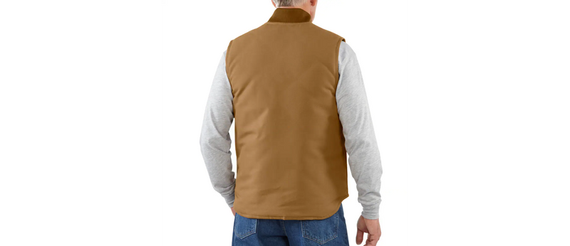 Load image into Gallery viewer, Carhartt Men's Iconic V01 Firm Duck Vest Brown 106676-BRN
