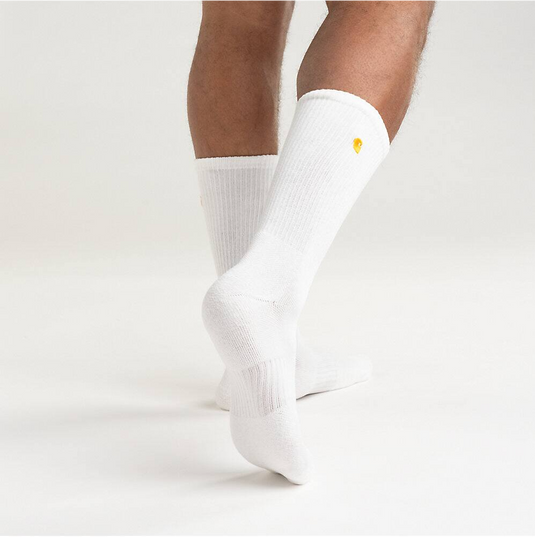 Carhartt Men's Force Midweight Crew Sock 2-Pack White SC2252M-WHT