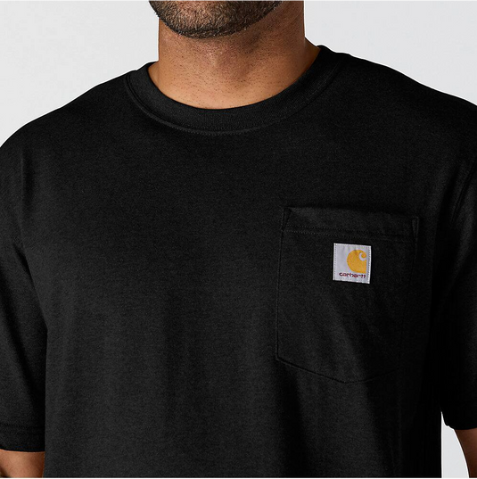 Carhartt Men's Dearborn Relaxed Pocket T-shirt Black 103296-BLK
