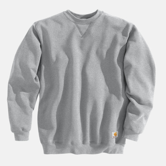 Carhartt Mens' Loose Fit Midweight Crewneck Sweatshirt Heather Gray K124-HGY