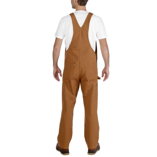 Carhartt Mens' Relaxed Fit Duck Bib Overall Brown 102776-211