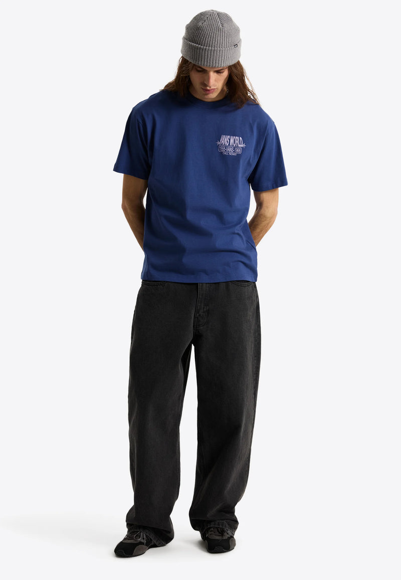Load image into Gallery viewer, Vans Men's World Intl T-Shirt True Navy VN0010FY5TU
