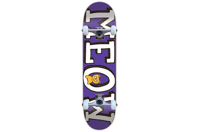Meow Skateboards Meow Logo Complete 8.25 Purple MW020502603A8250