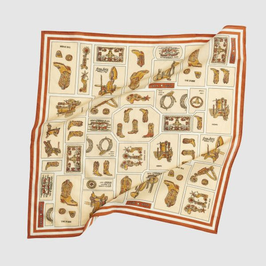 Levi's Men's M'S Bandana Western Wear Heritage/Beige 005CX0000