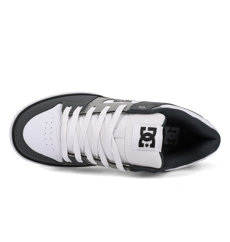 Load image into Gallery viewer, DC Men&#39;s Pure Leather Shoes Grey/LT Grey/White 300660-027
