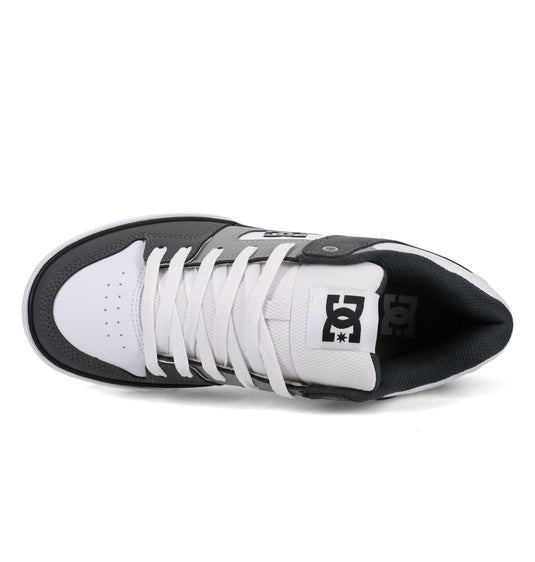 DC Men's Pure Leather Shoes Grey/LT Grey/White 300660-027