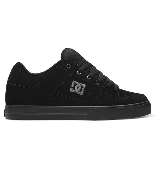 DC Men's Pure Leather Shoes Black/Pirate Black 300660-LPB