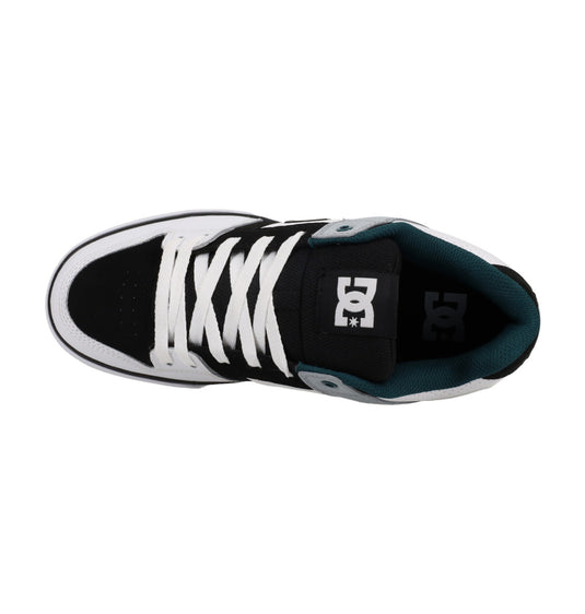 DC Men's Pure Shoes White/Black/Teal 300660-NTI
