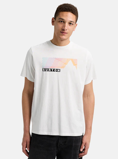 Burton Unisex Elmore Short Sleeve T-Shirt Stout White 3020110A26