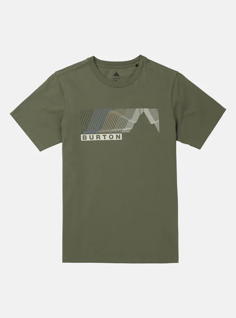Load image into Gallery viewer, Burton Unisex Elmore Short Sleeve T-Shirt Forest Moss 3020110AA9
