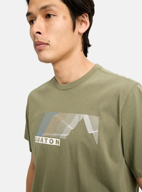 Load image into Gallery viewer, Burton Unisex Elmore Short Sleeve T-Shirt Forest Moss 3020110AA9

