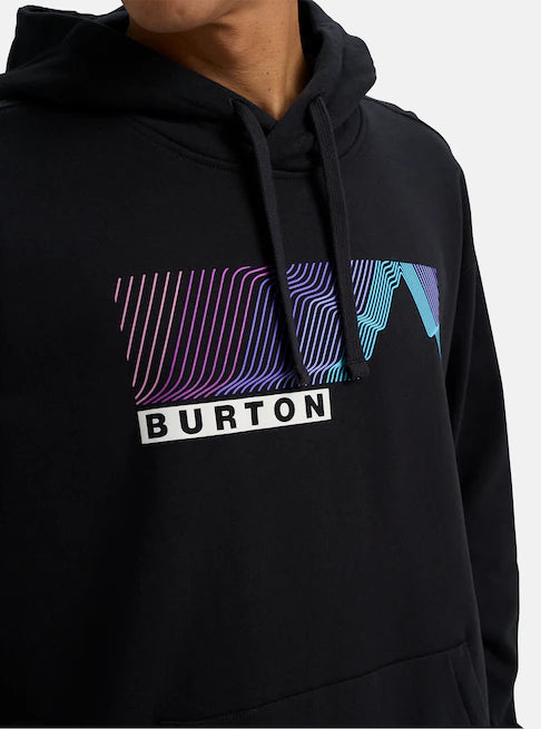 Load image into Gallery viewer, Burton Unisex Elmore Pullover Hoodie True Black 3020510A04
