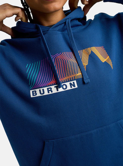 Load image into Gallery viewer, Burton Unisex Elmore Pullover Hoodie Nightfall 3020510ABG
