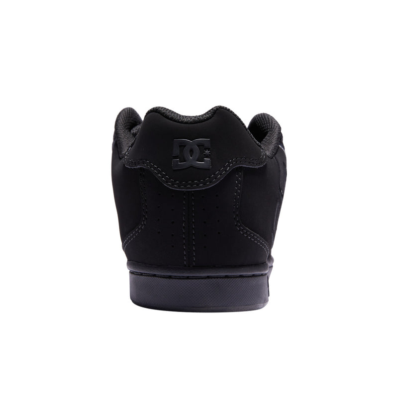 Load image into Gallery viewer, DC Women&#39;s Net Leather Shoes Black/Black/Black 302261-3BK
