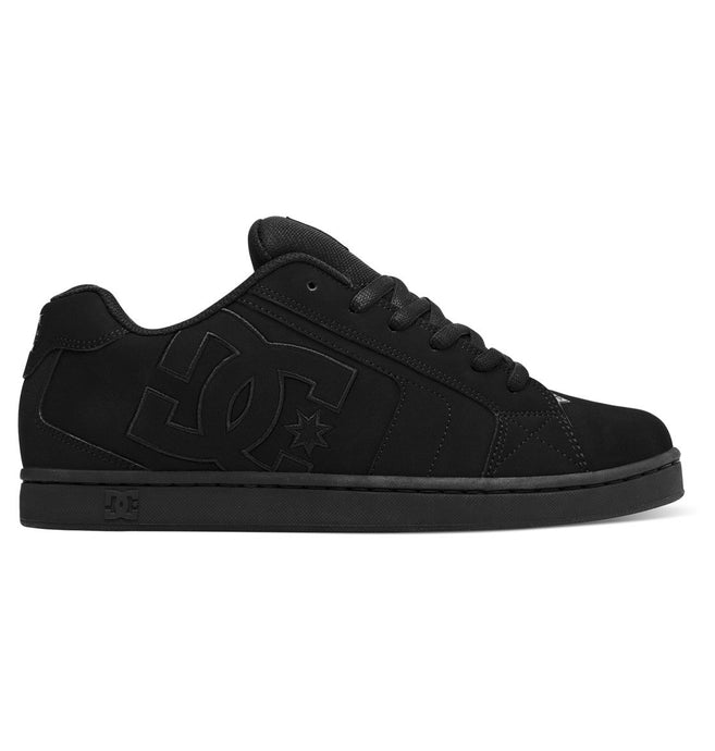 DC Women's Net Leather Shoes Black/Black/Black 302261-3BK