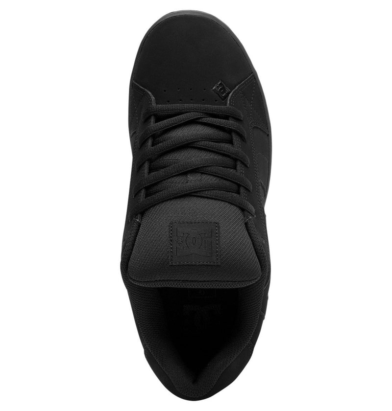 Load image into Gallery viewer, DC Women&#39;s Net Leather Shoes Black/Black/Black 302261-3BK
