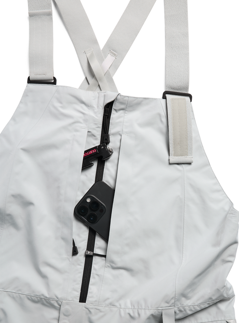 Load image into Gallery viewer, Burton Men's Reserve GORE-TEX 2L Bib Snow Pants Gray Cloud 302451027O
