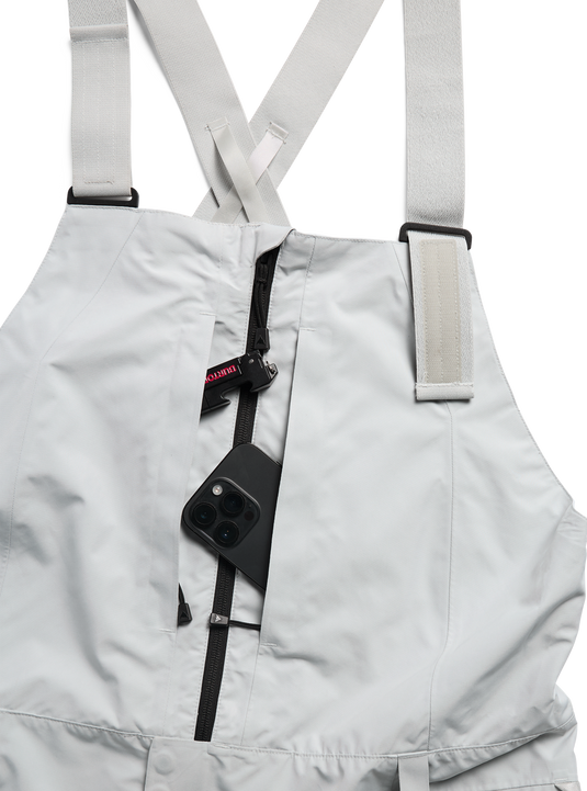 Burton Men's Reserve GORE-TEX 2L Bib Snow Pants Gray Cloud 302451027O