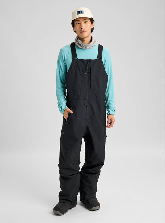Burton Men's Reserve GORE-TEX 2L Bib Snow Pants True Black 3024510A04