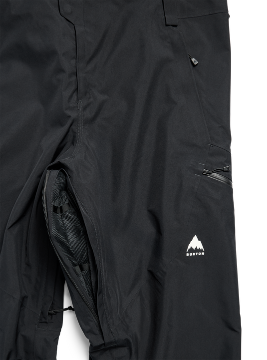 Burton Men's Reserve GORE-TEX 2L Bib Snow Pants True Black 3024510A04
