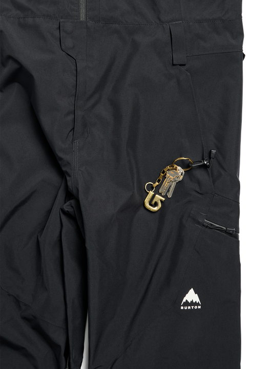 Burton Men's Reserve GORE-TEX 2L Bib Snow Pants True Black 3024510A04