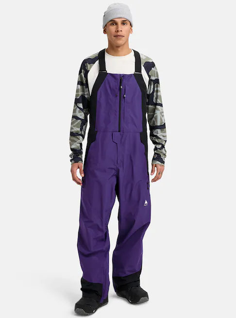 Load image into Gallery viewer, Burton Men&#39;s Reserve GORE-TEX 2L Bib Pants Prism Violet/True Black 3024510E4E

