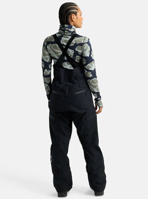 Load image into Gallery viewer, Burton Women&#39;s Reserve GORE-TEX 2L Bib Pants True Black 3024610A04
