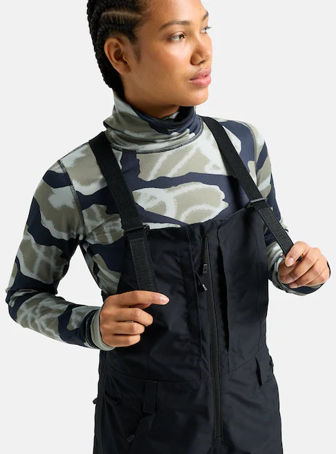 Load image into Gallery viewer, Burton Women&#39;s Reserve GORE-TEX 2L Bib Pants True Black 3024610A04
