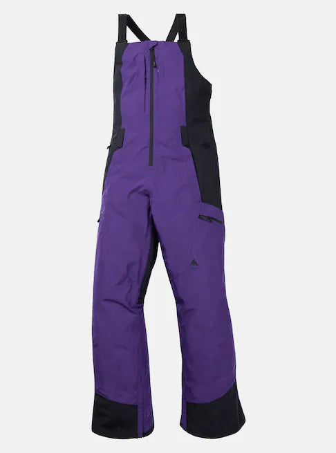 Load image into Gallery viewer, Burton Women&#39;s Reserve GORE-TEX 2L Bib Pants Prism Violet/True Black 3024610E4E
