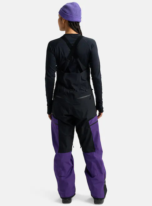 Burton Women's Reserve GORE-TEX 2L Bib Pants Prism Violet/True Black 3024610E4E