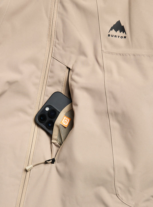 Burton Men's Reserve 2L Insulated Snow Jacket Summit Taupe 3025310AH2