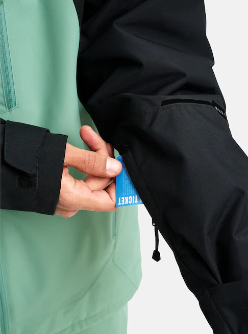 Burton Men's Reserve 2L Insulated Snow Jacket Soft Sage/True Black 3025310EY3