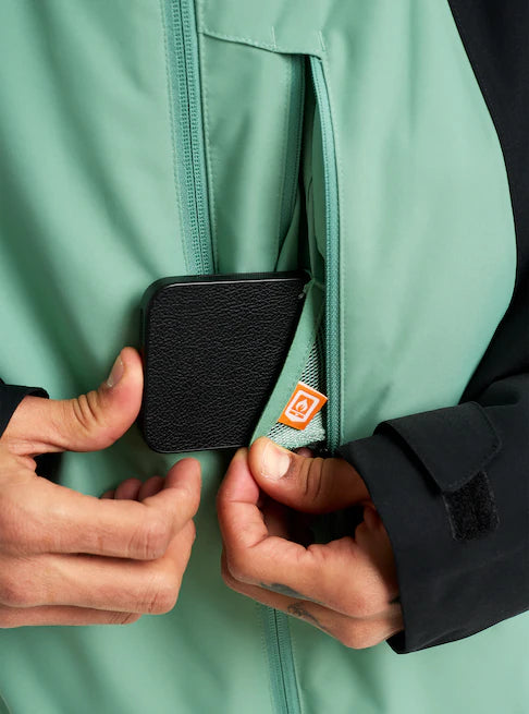 Burton Men's Reserve 2L Insulated Snow Jacket Soft Sage/True Black 3025310EY3