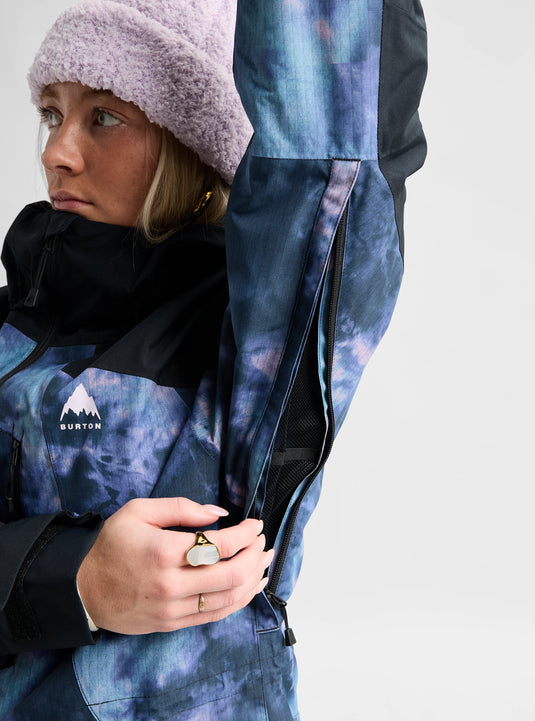Burton Women's Reserve 2L Insulated Snow Jacket True Black/Crystal Dye 3025410E80RG0