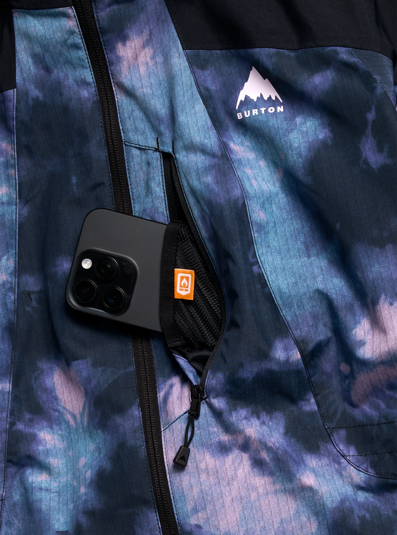 Load image into Gallery viewer, Burton Women's Reserve 2L Insulated Snow Jacket True Black/Crystal Dye 3025410E80RG0
