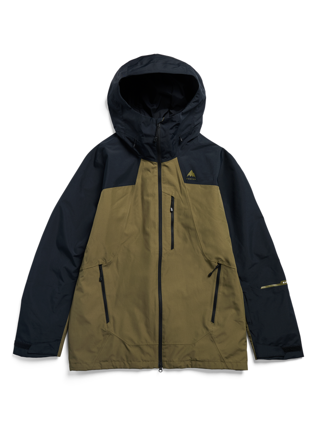 Load image into Gallery viewer, Burton Men's Burton Reserve 2L Jacket True Black/Dried Moss 3025510E9D
