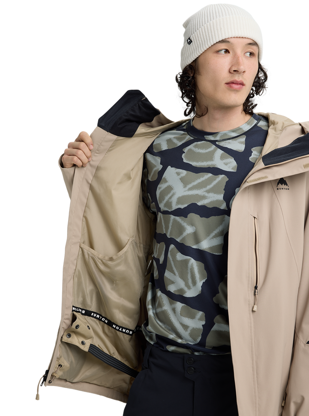 Load image into Gallery viewer, Burton Men's Burton Reserve 2L Stretch Jacket Summit Taupe 3025710AH2
