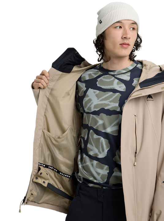 Burton Men's Burton Reserve 2L Stretch Jacket Summit Taupe 3025710AH2