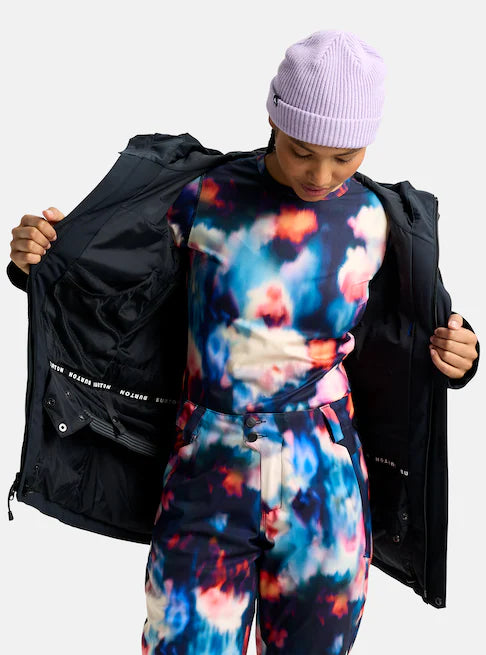 Load image into Gallery viewer, Burton Women&#39;s Reserve 2L Insulated Stretch Snow Jacket True Black 3025810A04
