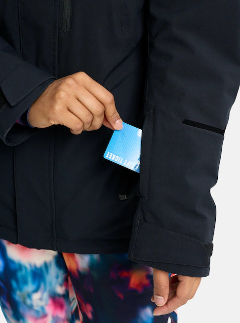 Load image into Gallery viewer, Burton Women&#39;s Reserve 2L Insulated Stretch Snow Jacket True Black 3025810A04
