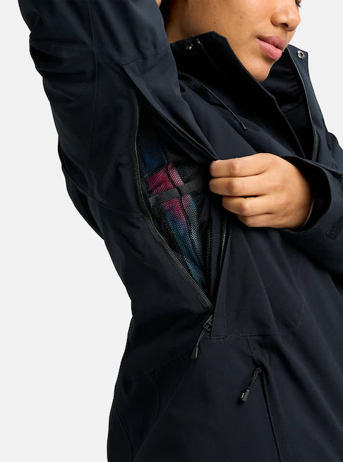 Load image into Gallery viewer, Burton Women&#39;s Reserve 2L Insulated Stretch Snow Jacket True Black 3025810A04
