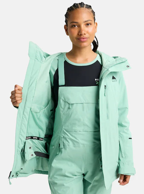 Load image into Gallery viewer, Burton Women's Reserve 2L Insulated Stretch Snow Jacket Soft Sage 3025810EWV
